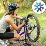 Stainless Steel Portable 18-in-1 Snowflake Pocket Multi-Tool Bottle Opener